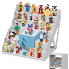 For Tonie shelf for IKEA Kallax, Fully Magnetic Toniebox Rack for Over 50 Figures + Box, Tonier Rack for Girls and Boys Toning Shelf for Tonie Figures