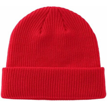 Cappello classico a doppio strato in maglia, caldo e spesso in acrilico, ideale per l'inverno, con risvolto, perfetto per tutti i giorni, per uomo e