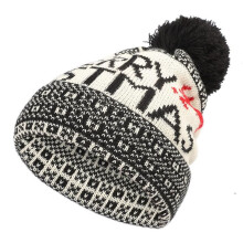 Jule Elg Strikket Hue Kvinder Mænd Vinter Beanie Snehue Varm Hue