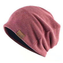 Berretto morbido per uomo e donna, cappelli invernali per ragazzi, berretti alla moda, berretto caldo spesso in maglia foderata da uomo, berretto a