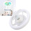 LED E27 Ceiling Fan Light RGB 3-Speed 5-Blade ABS 1