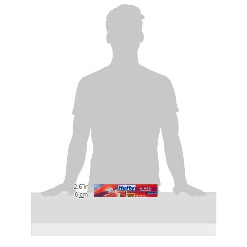 Hefty Slider Jumbo Storage Bags (2.5 Gallon, 12 Count) 2