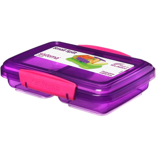 Sistema Sistema Klip It Small Split Lunch 350ml, Multicolour, SI41518