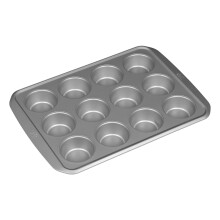 Tala Muffin Tins for Baking 12 Deep- Non Stick Yorkshire Pudding Tray, Muffin Tray, Cupcake Tin, and Baking Tray for Tarts & Mince Pies- Carbon Steel,