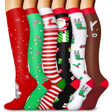 Medical Compression Socks for Women & Men, Support Knee High Socks for Running,Nurses,Travel