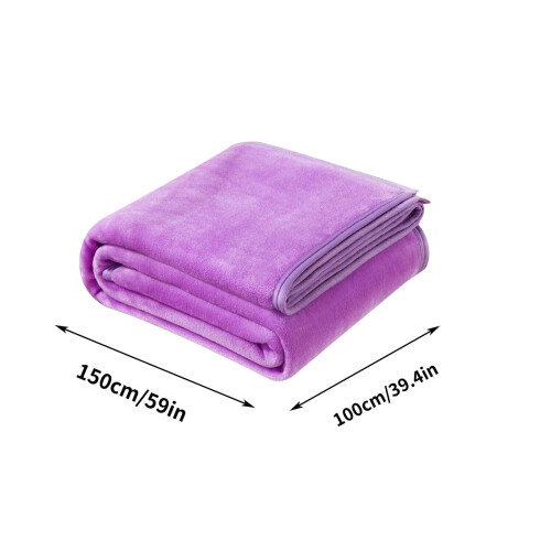 Couverture en flanelle 100x150cm douce et chaude 1