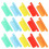 File file tabs plastic 50 buc 3,1 x 1,2 x 0,1 in 6