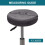 Lot de 2 housses rondes pour tabourets de bar – Velours extensible 4