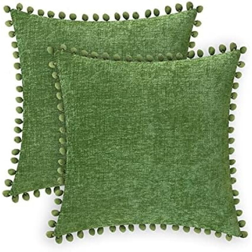 Housses de coussin en chenille 30x50cm (2 pièces)