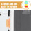 File file tabs plastic 50 buc 3,1 x 1,2 x 0,1 in 7