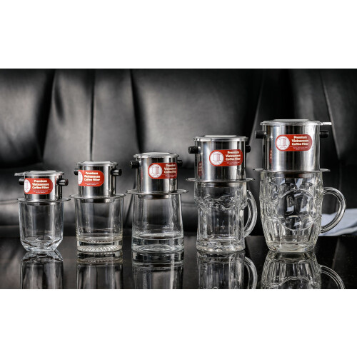 Vietnamese Coffee Filter Set. Also Known as a Vietnamese Coffee Maker or Press 8oz Gravity Insert (Medium, 1-Pack) 2