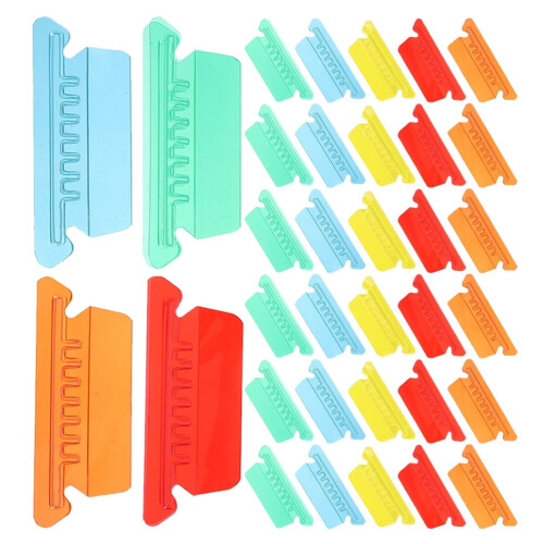 File file tabs plastic 50 buc 3,1 x 1,2 x 0,1 in 2