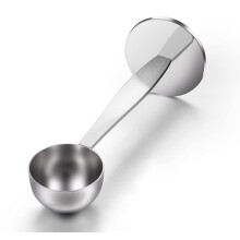 WILLIZTER 2 in 1 Stainless Steel Coffee Scoop Tamping Dual-Purpose Coffee Spoon Multi Function Spoon Holder Coffee Tools for Measuring and Tamping