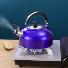 Bouilloire à moins de 5 $ ! Casserole sifflante en acier inoxydable avec poignée ergonomique, compatible avec les plaques à induction et à gaz.