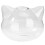 Vase en verre en forme de chat 10 x 9 x 8 cm 1