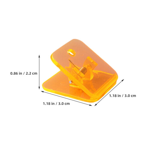 20pcs Office Supplies Medium Small Binder Clips Paper Clips Multi Function Picture Clamps Corner Clips 1