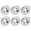 6Pack Small Round Disc Magnets - Disc Countersunk Hole Magnets Permanent Magnet Fastener Multi-Purpose 1