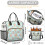 Isolierte Lunchbox mit Blumenmuster für Damen (1 Stück) 5