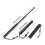 Bastão de caminhada compacto, extensível e retrátil - 55 cm (21,65 polegadas), leve e durável, ideal para trekking, esqui e trilhas, perfeito 5