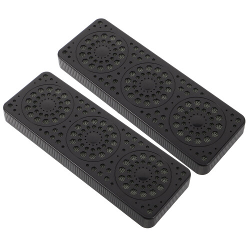 OUNONA2-Pack Μαύρα Αξεσουάρ Υγραντήρα Πούρου για Ακριβή Έλεγχο Υγρασίας και Διατήρηση