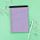 Bloc-notes A5 couleur, format légal, ligné, perforé, 1 pièce 4