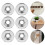 6Pack Small Round Disc Magnets - Disc Countersunk Hole Magnets Permanent Magnet Fastener Multi-Purpose 6