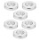 6Pack Small Round Disc Magnets - Disc Countersunk Hole Magnets Permanent Magnet Fastener Multi-Purpose 8