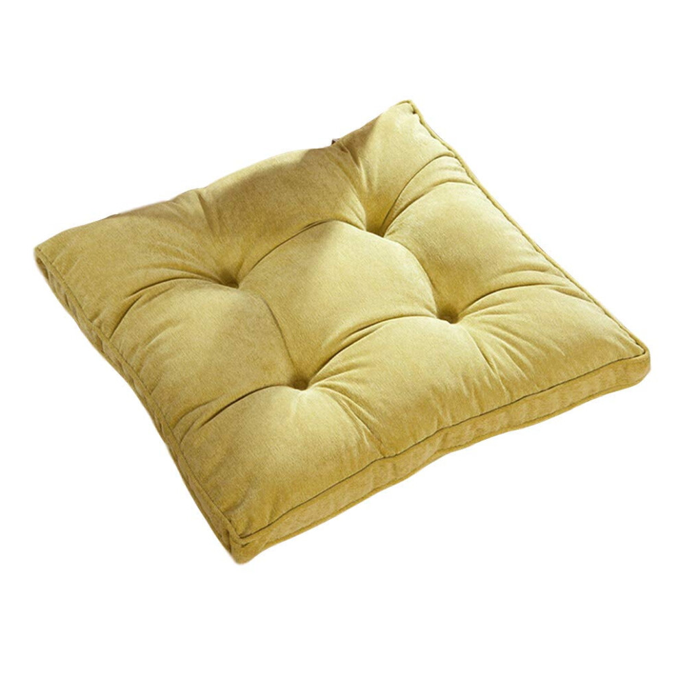Plush Solid Chair Cushion Non-Slip Wicker Tatami Pad 1 Piece 9130661313667