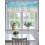 Kapsa na prut Beach Blue Ocean Waves Valance 54x18 palců 8