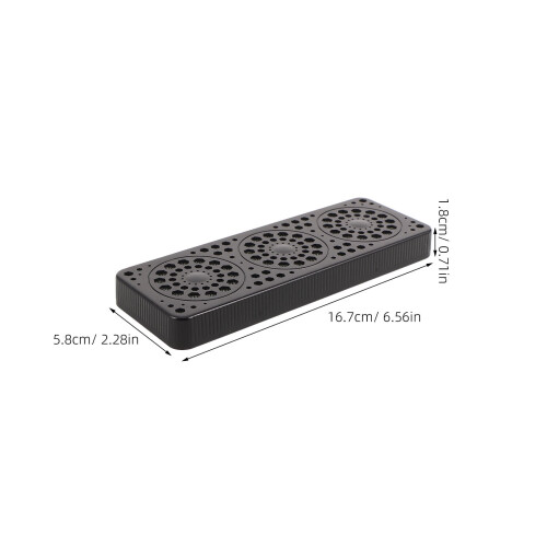 OUNONA2-Pack Μαύρα Αξεσουάρ Υγραντήρα Πούρου για Ακριβή Έλεγχο Υγρασίας και Διατήρηση 1