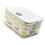 Boîte de rangement de boulettes Portable-Quatre couches blanches 1