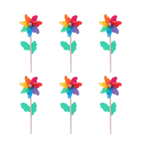 FRCOLOR6PCS Πλαστικοί τροχοί πάρτι για παιδιά που παίζουν, διακόσμηση κήπου,