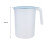 1Pc 2000ML Heat Resistant Plastic Beverage Kettle Cold Water Jug Juice Pitcher with Handle Blue 2