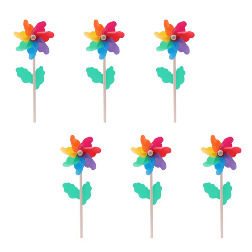 FRCOLOR6PCS Πλαστικοί τροχοί πάρτι για παιδιά που παίζουν, διακόσμηση κήπου, 1