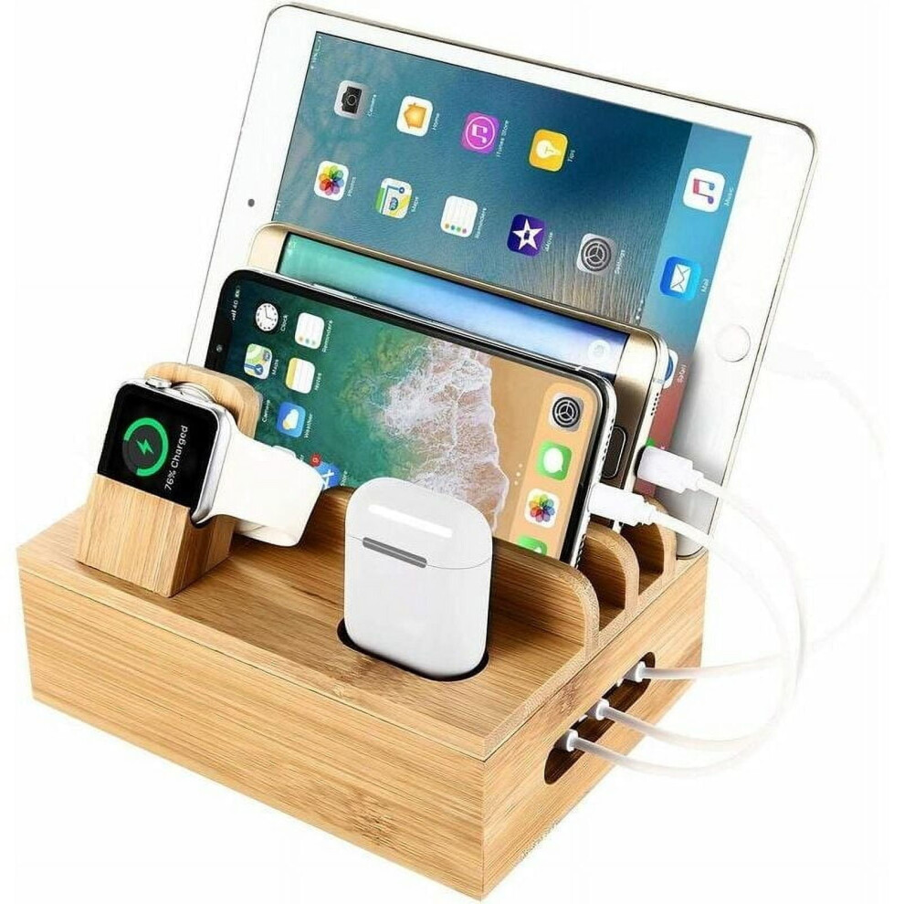 Desk Storage Charging Station In Desk Stand And Charging Station For Multiple Devices Docking Station Cell Phone/Tablet Charging Stand 9558633769203
