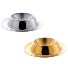 unbranded2Pcs Recipientes para huevos rellenos con tapa Soporte para huevos de acero inoxidable para cocina