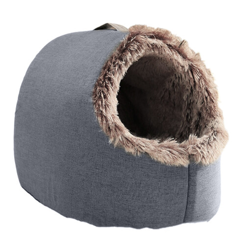 Lit de repos confortable, nids pour chats fermés en-Café S