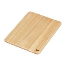 Tala Medium Rectangular Chopping Board, High-Grade Food Safe Hevea Wood, Ideal for Food Preparation, Cutting, Chopping and Serving of All Foods,