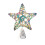 3D Star Tree Topper with LED Lights, Wrought Iron & Glitter 2