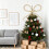 Gold Rhinestone Bow Topper for 5–7.5 ft Christmas Tree 4