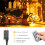 Kerstslinger met 100 LED's, 10 meter warm wit, meerkleurig 5