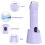 Women's 3-in-1 bikini trimmer with LCD display, USB 2