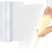 100PCS Disposable Piping Bags, 21" Thicken Piping Bags, Icing Bags,Cake Decorating Bags, Disposable Icing Piping Bags,Strong Icing Bag for Cupcake