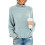 Damen-Rollkragenpullover, langärmlig, weich, klassische Passform, Größe L 1