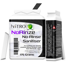 NO RINSE SANITISER and STERILSER For HOMEBREWING SANITIZER and STERILIZER 300 Grams