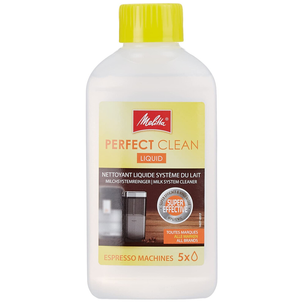 Melitta Milk System Liquid Cleaner, For The Best Automatic Coffee Machine, 250 Ml