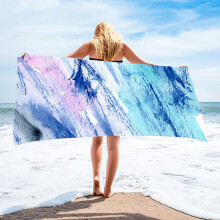 Microvezel strandhanddoek 30x60 inch, zandvrij, sneldrogend, absorberend – voor zwemmen, zwembad, kamperen, yoga, reizen, kinderen en volwassenen