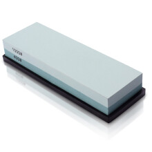 MIDO Professional Abrasive Kitchen Knife Sharpening Stone 400/1000 Grits Whetstone Sharpening Stone with Non-Slip Rubber Base for Kitchen, Hunting,
