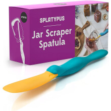 OTOTO Splatypus Jar Spatula for Scooping and Scraping - 100% Food Safe, BPA Free Jar Scraper Dishwasher Safe (Splatypus)