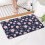 Tapete de banheiro floral antiderrapante em microfibra, 43 x 76 cm (17 x 30 polegadas) 4